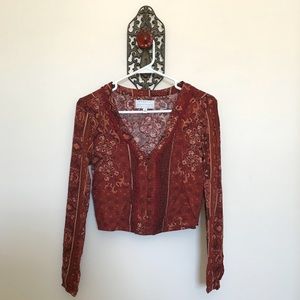 Kendall + Kylie Boho Crop Top